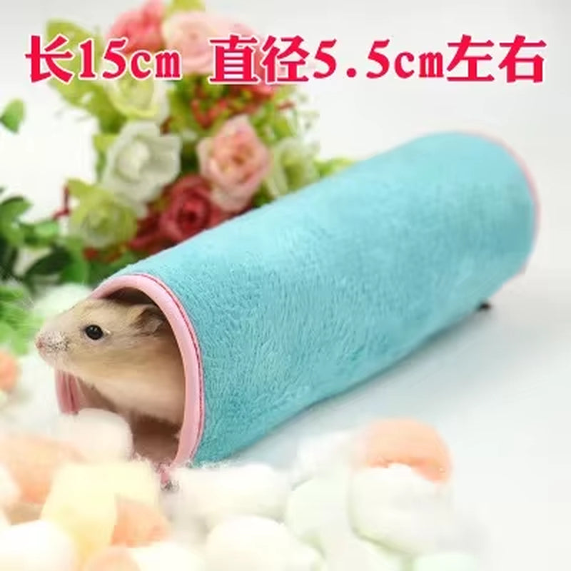 Pet Supply Winter Soft Fleece Guinea Pig Bed Small Animal Cage Mini Mat Hamster Rat Sleeping Bed Hamster Bed Sofa Hedgehog