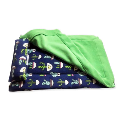 Bearded Dragon Bed with Pillow and Blanket Comfortable Warm Sleeping Bed with Plush Cover for Leopard